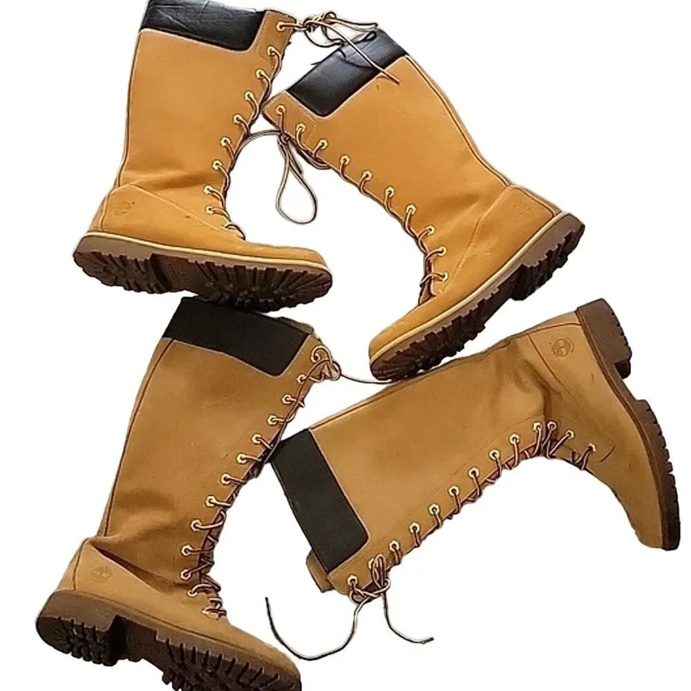 Timberland Women's 'Lot of 2' Asphalt Trail 83980 & Tall lace-up 8633A SZ 6-6.5